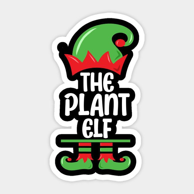 Funny Gardening Gardener Plant Lover The Plant Elf Sticker by jodotodesign